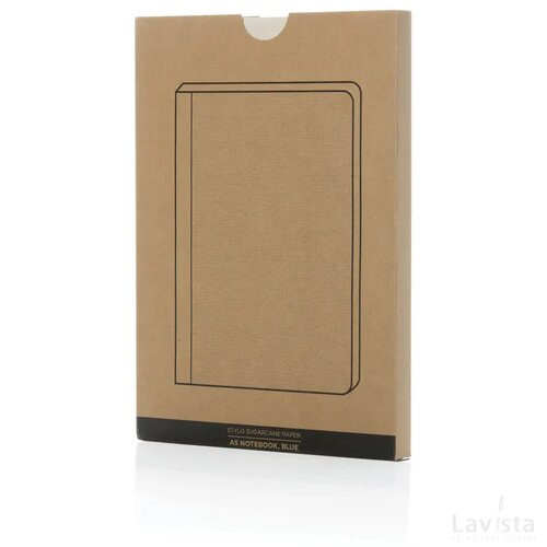 Stylo suikerrietpapier A5 notitieboek blauw
