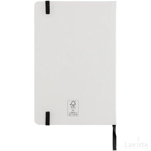 Craftstone A5 gerecycled kraft- en steenpapier notitieboek wit