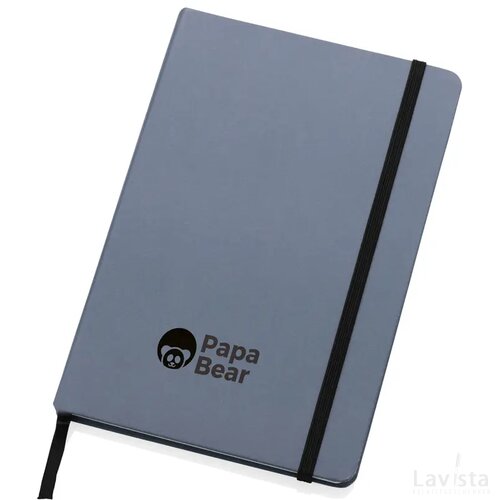 Craftstone A5 gerecycled kraft- en steenpapier notitieboek blauw