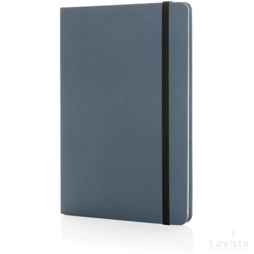 Craftstone A5 gerecycled kraft- en steenpapier notitieboek blauw