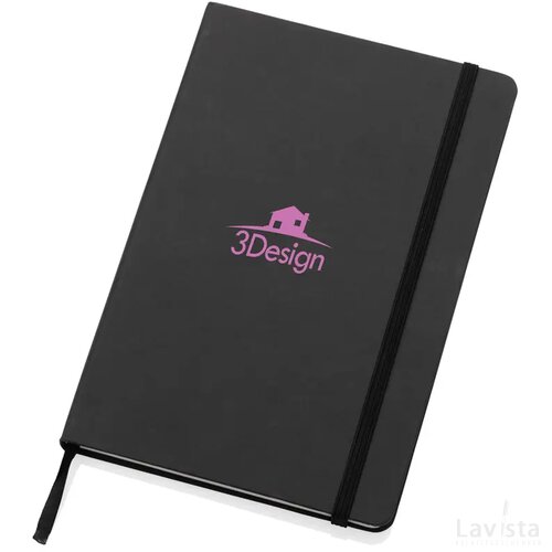 Craftstone A5 gerecycled kraft- en steenpapier notitieboek zwart