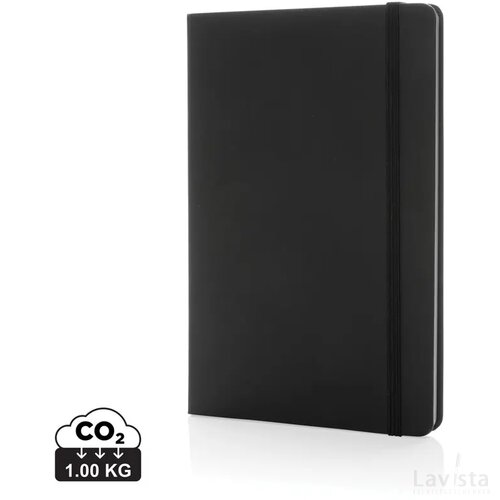 Craftstone A5 gerecycled kraft- en steenpapier notitieboek zwart