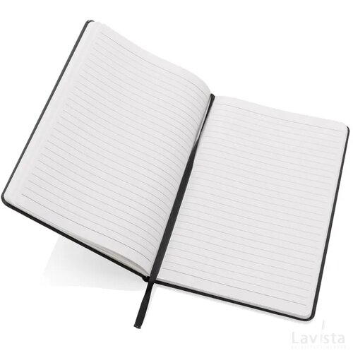 Craftstone A5 gerecycled kraft- en steenpapier notitieboek zwart