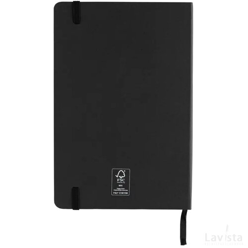 Craftstone A5 gerecycled kraft- en steenpapier notitieboek zwart