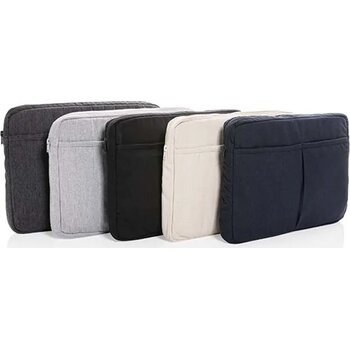 Laluka AWARE™ gerecycled katoenen 15,6 inch laptophoes grijs