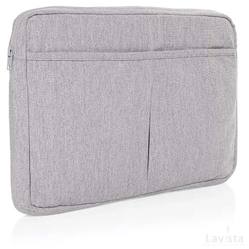 Laluka AWARE™ gerecycled katoenen 15,6 inch laptophoes grijs