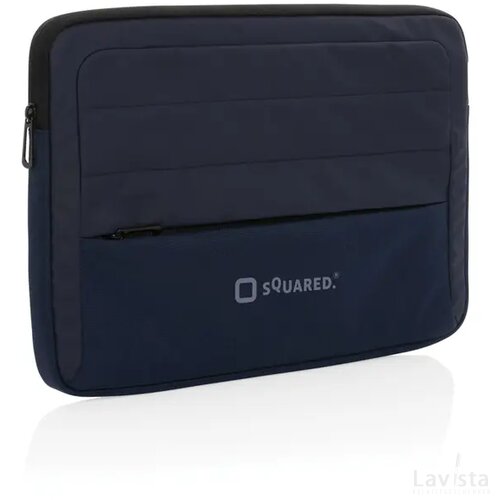 Armond AWARE™ RPET 15.6" laptop sleeve donkerblauw