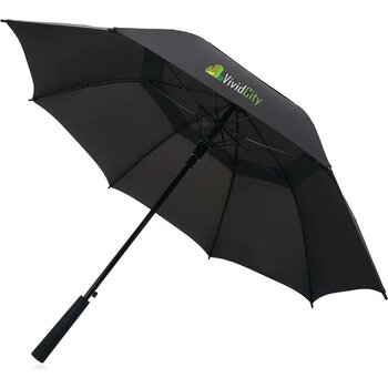 Swiss peak AWARE™ Tornado 23” stormparaplu zwart