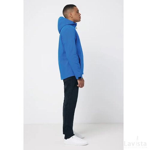 Iqoniq Makalu gerecycled polyester softshell jas royal blue