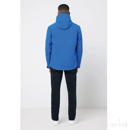 Iqoniq Makalu gerecycled polyester softshell jas royal blue