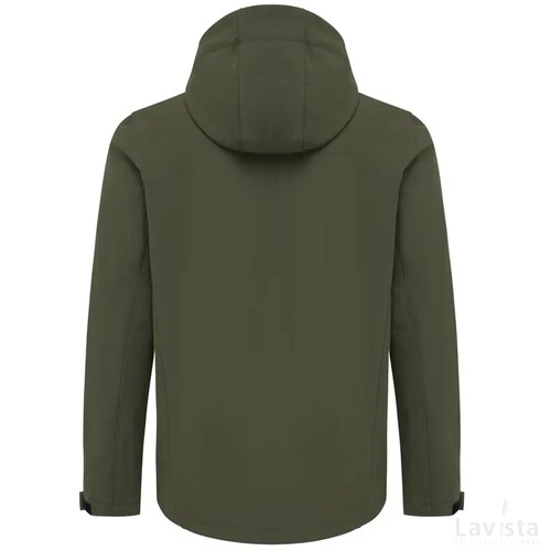 Iqoniq Makalu gerecycled polyester softshell jas khaki