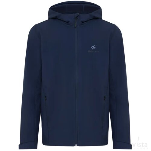 Iqoniq Makalu gerecycled polyester softshell jas donkerblauw
