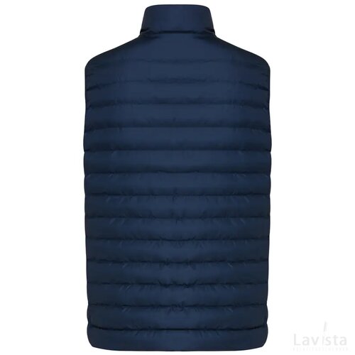 Iqoniq Meru heren gerecycled polyester bodywarmer donkerblauw