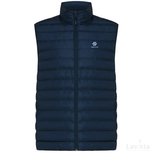 Iqoniq Meru heren gerecycled polyester bodywarmer donkerblauw