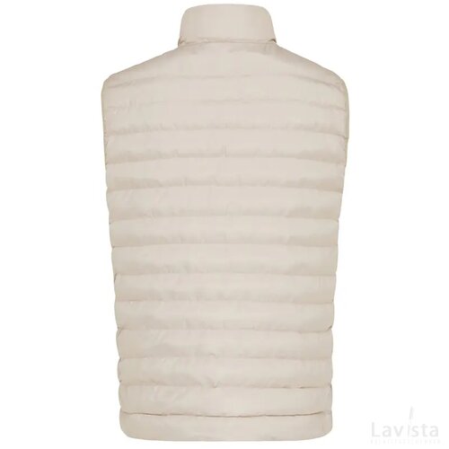 Iqoniq Meru heren gerecycled polyester bodywarmer beige