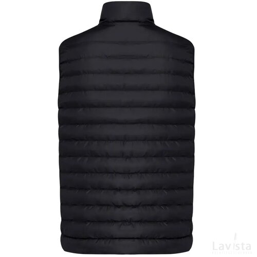 Iqoniq Meru heren gerecycled polyester bodywarmer zwart