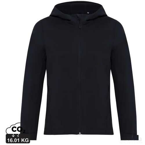 Iqoniq Makalu dames recycled polyester softshell jas zwart