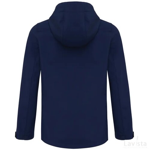 Iqoniq Makalu dames recycled polyester softshell jas donkerblauw
