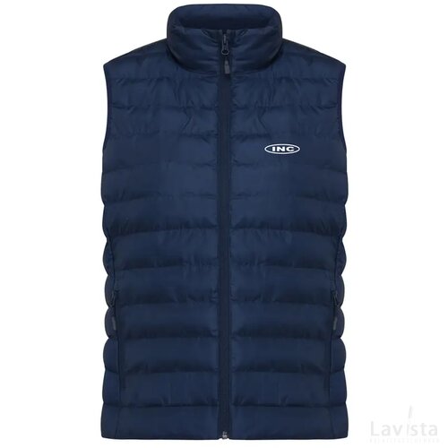 Iqoniq Meru dames gerecycled polyester bodywarmer donkerblauw