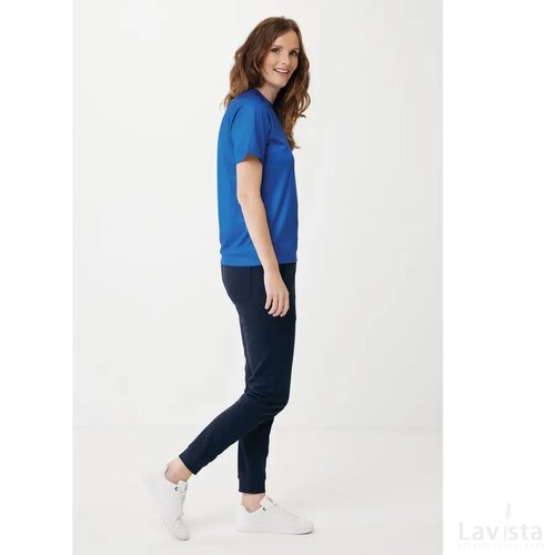 Iqoniq Tikal gerecycled polyester sneldrogend sport t-shirt royal blue