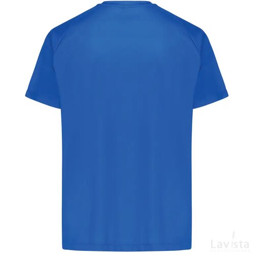 Iqoniq Tikal gerecycled polyester sneldrogend sport t-shirt royal blue
