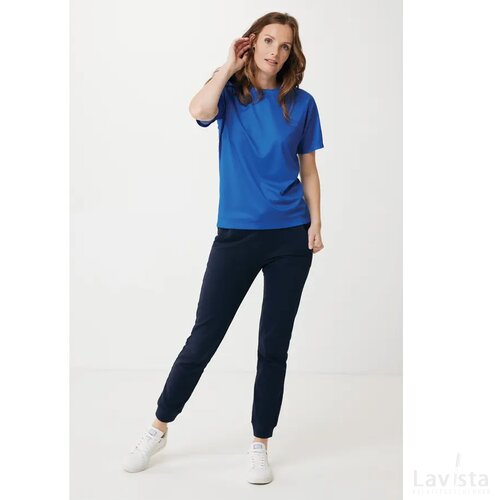 Iqoniq Tikal gerecycled polyester sneldrogend sport t-shirt royal blue