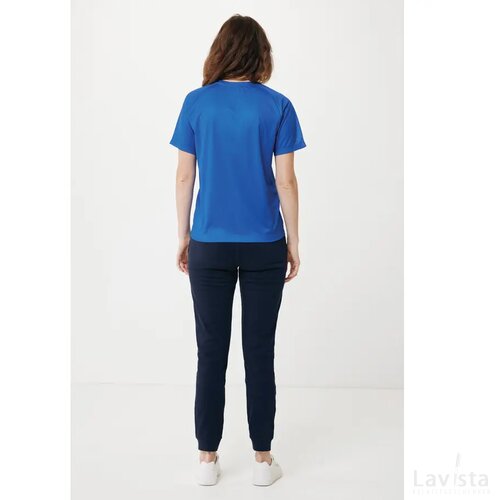Iqoniq Tikal gerecycled polyester sneldrogend sport t-shirt royal blue