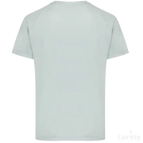 Iqoniq Tikal gerecycled polyester sneldrogend sport t-shirt iceberg green