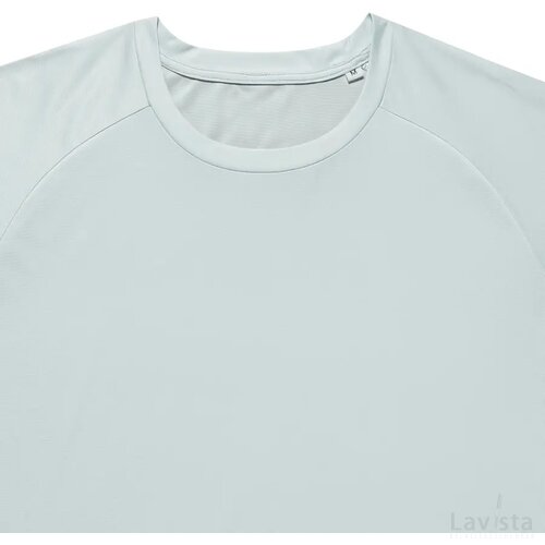 Iqoniq Tikal gerecycled polyester sneldrogend sport t-shirt iceberg green