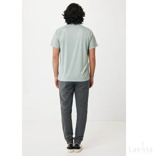 Iqoniq Tikal gerecycled polyester sneldrogend sport t-shirt iceberg green