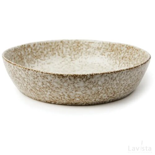 VINGA Nuvem serveerschaal beige