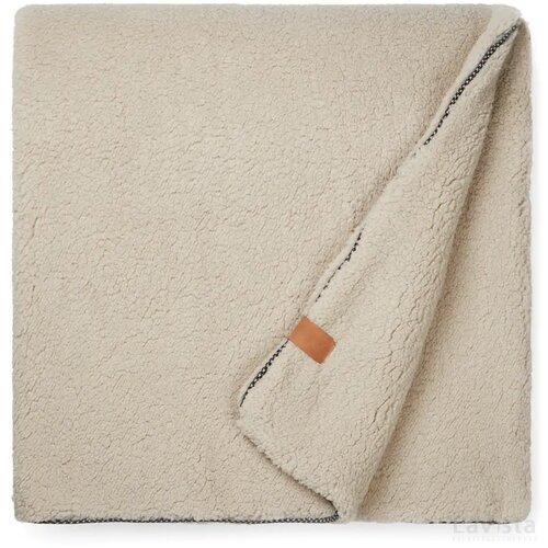 VINGA Maine GRS recycled polyester dubbellaags deken bruin