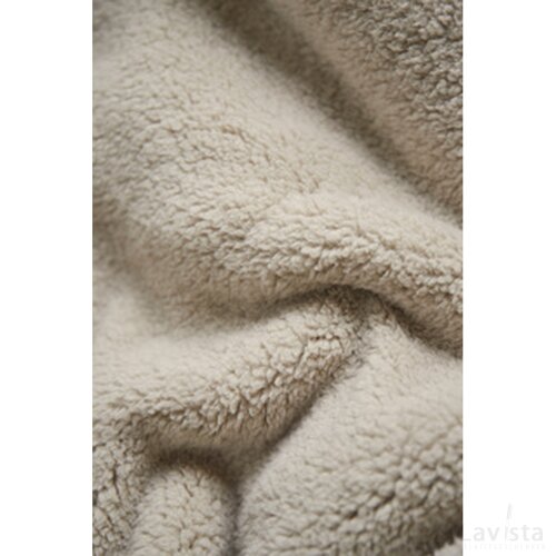 VINGA Maine GRS recycled polyester dubbellaags deken bruin