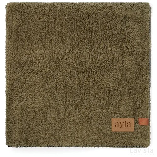VINGA Maine GRS recycled polyester dubbellaags deken groen