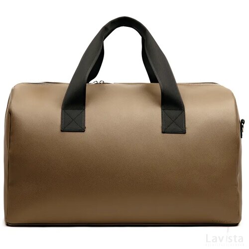 VINGA Bermond RCS gerecycled PU weekendtas bruin
