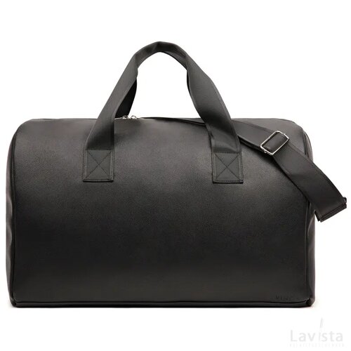 VINGA Bermond RCS gerecycled PU weekendtas zwart