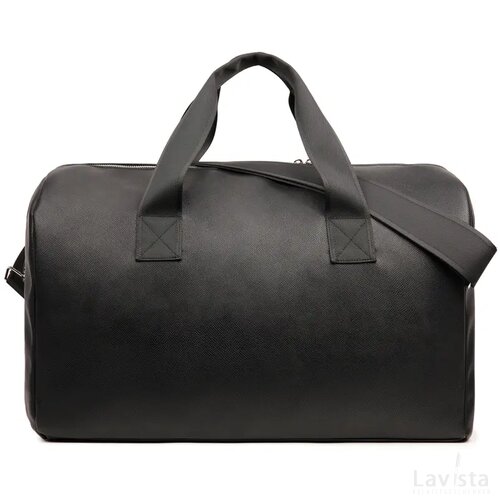 VINGA Bermond RCS gerecycled PU weekendtas zwart