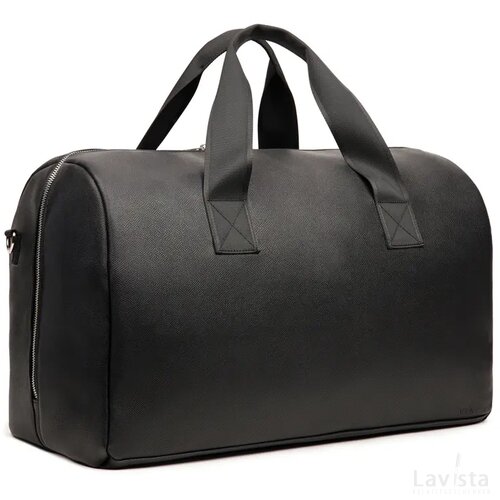 VINGA Bermond RCS gerecycled PU weekendtas zwart