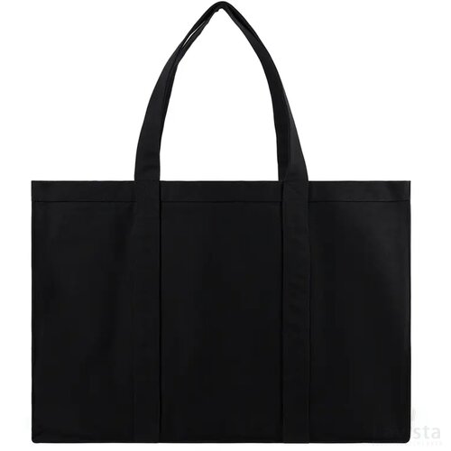 VINGA Hilo AWARE™ recycled canvas maxi draagtas zwart