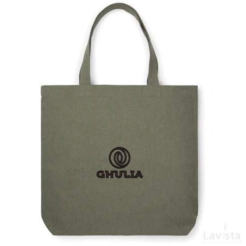VINGA Hilo AWARE™ recycled canvas draagtas groen