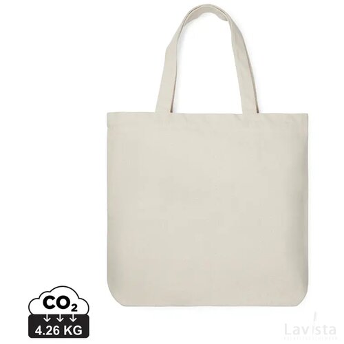 VINGA Hilo AWARE™ recycled canvas draagtas gebroken wit