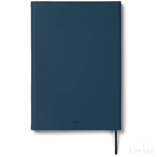 VINGA Baltimore GRS papier & PU notitieboek donkerblauw