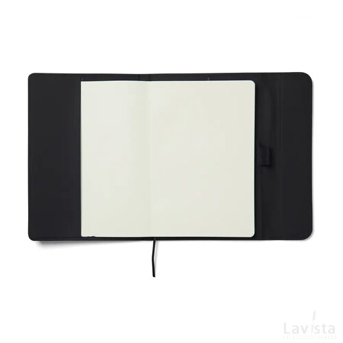 VINGA Baltimore GRS papier & PU notitieboek zwart