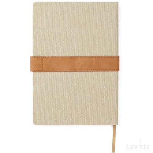 VINGA Bosler RCS recycled papieren notitieboek beige