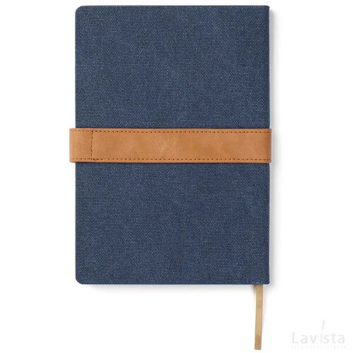 VINGA Bosler RCS recycled papieren notitieboek donkerblauw