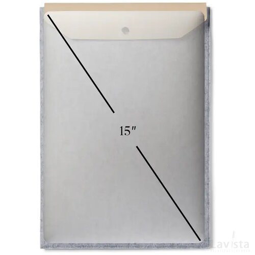 VINGA Albon GRS gerecycled vilt 15" laptophoes grijs