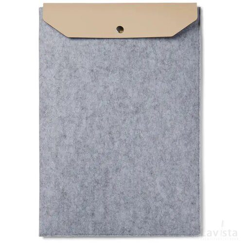 VINGA Albon GRS gerecycled vilt 17" laptophoes grijs