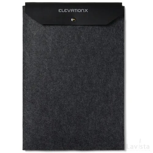 VINGA Albon GRS gerecycled vilt 17" laptophoes zwart