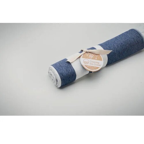 Seaqual® hamamdoek 100x170 Wave Blauw