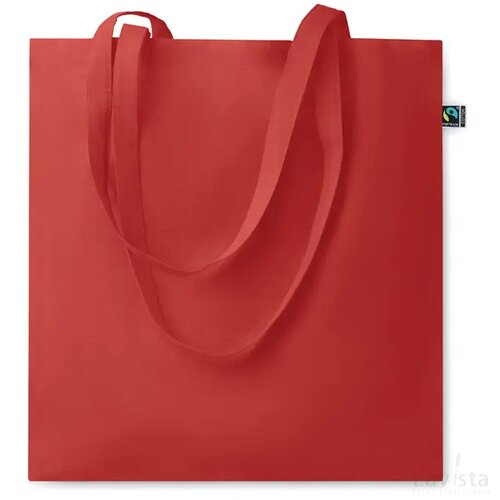 Fairtrade boodschappentas 140gr Osole colour rood